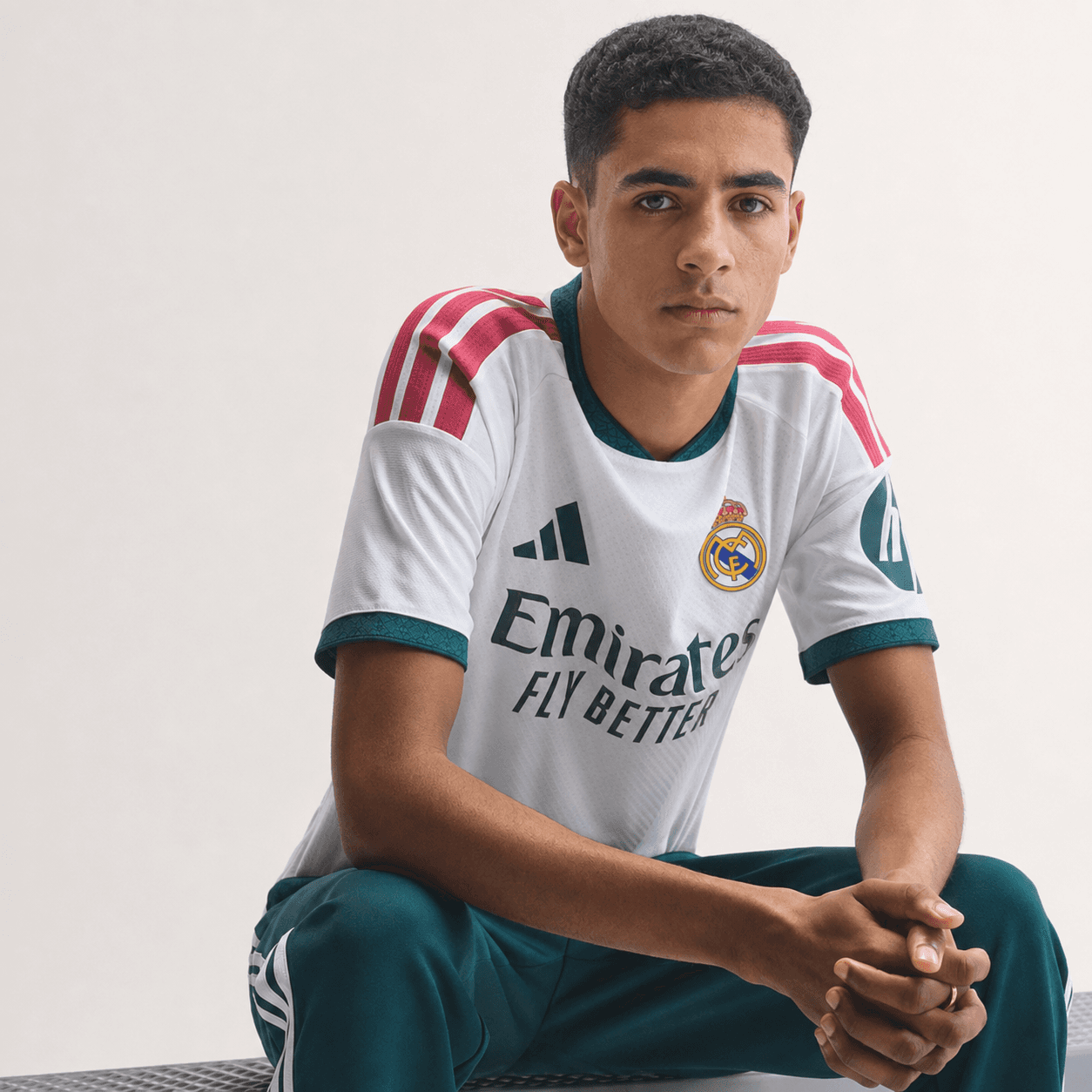 Fan wearing a Real Madrid shirt